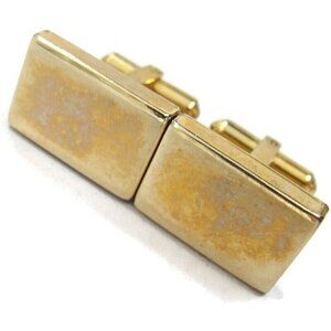 Vintage 1/20 12K Gold Filled Cufflinks Marked BAB Rectangular Design